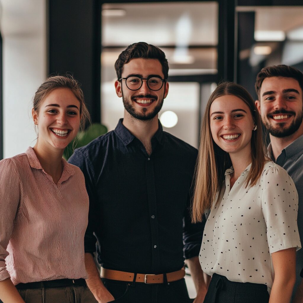 groupe de gens ensemble